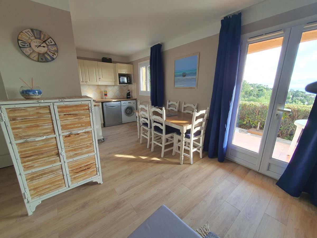 Les Issambres Appart 6 Pers Grande Terrasse Superbe Vue Mer Et Golfe De Saint Tropez, Piscine Екстериор снимка